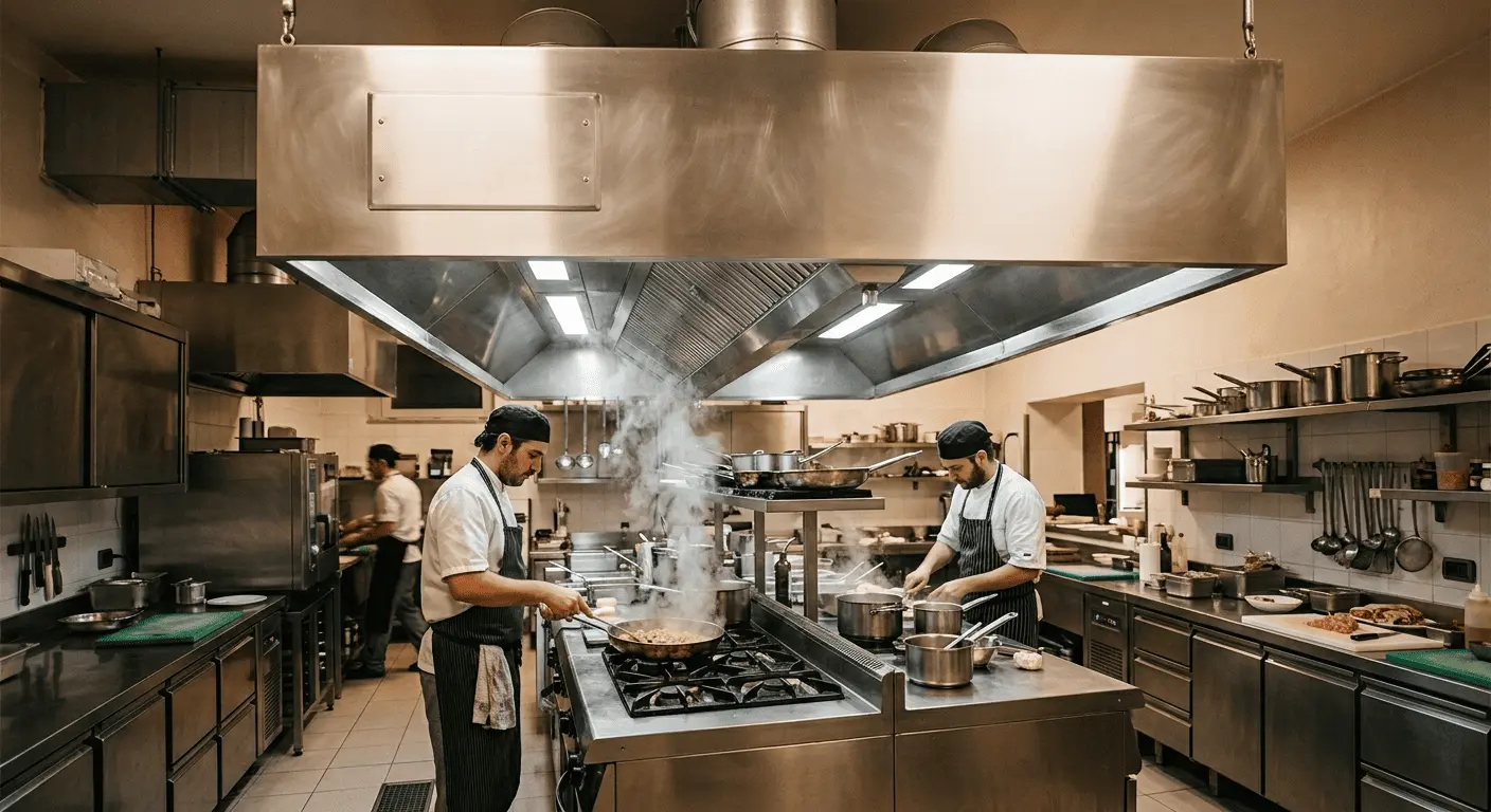 Cappe di aspirazione per cucine professionali guida alla scelta e alla manutenzione